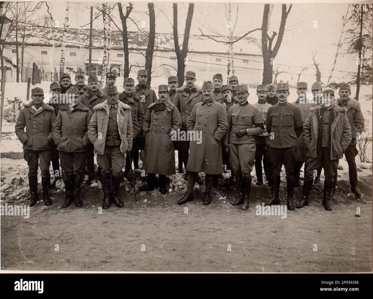 Stab des Divisionskomandos. 55.I.T.D. . Stockfoto