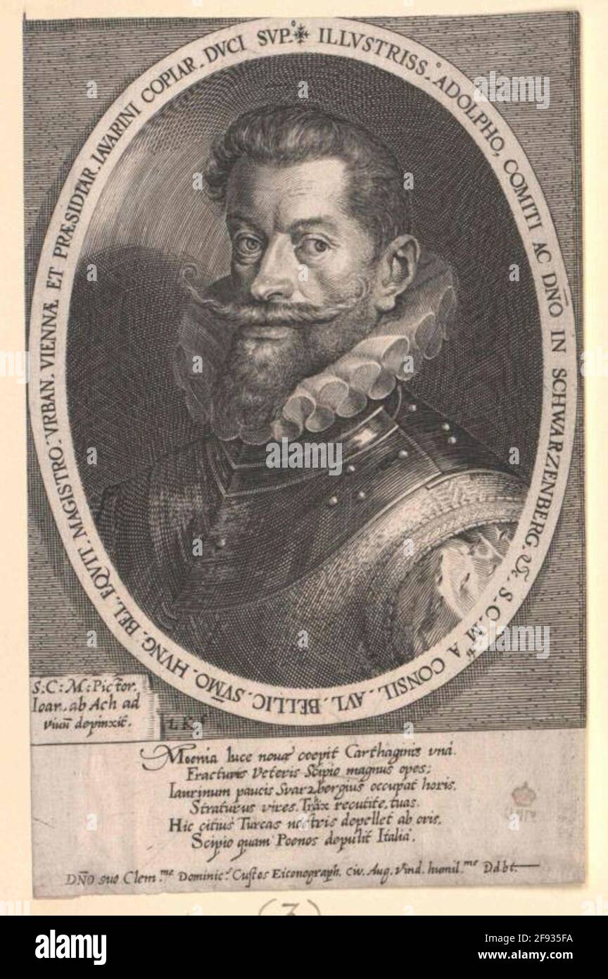 Schwarzenberg, Adolf Graf. Stockfoto