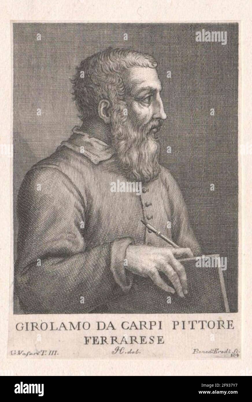 Carpi, Girolamo da. Stockfoto