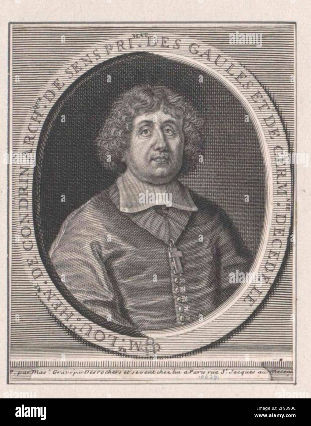 Gondrin Pardaillan, Louis Henri de. Stockfoto