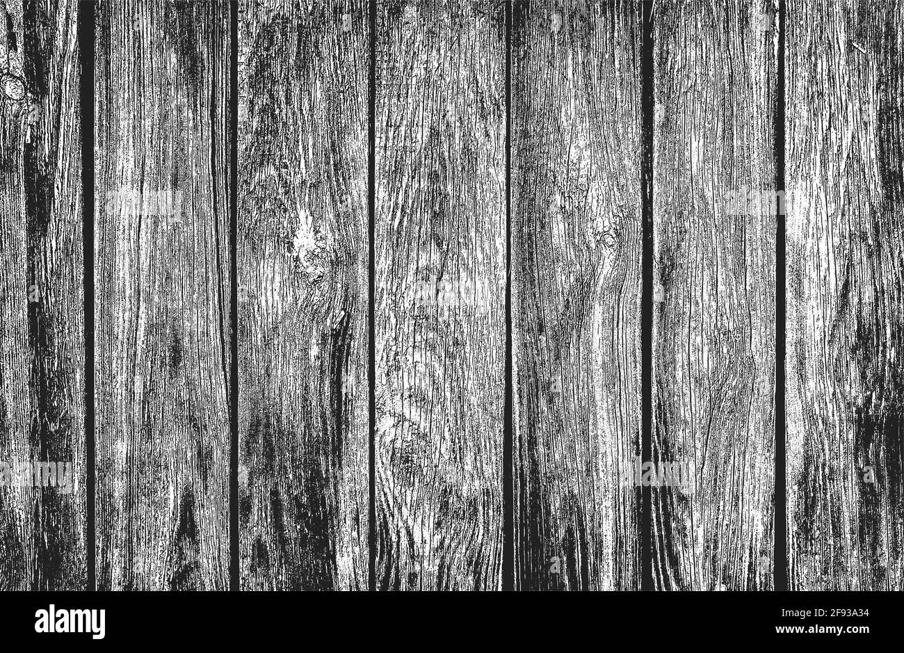 Verzweifelte Overlay Holzplanke Textur, Grunge Hintergrund. Abstrakte Halbton Vektor-Illustration Stock Vektor