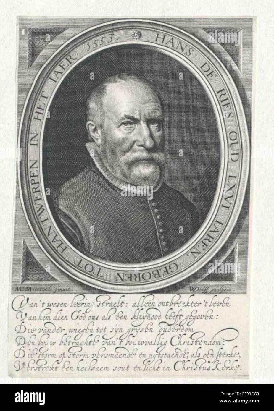 Ries, Hans de. Stockfoto