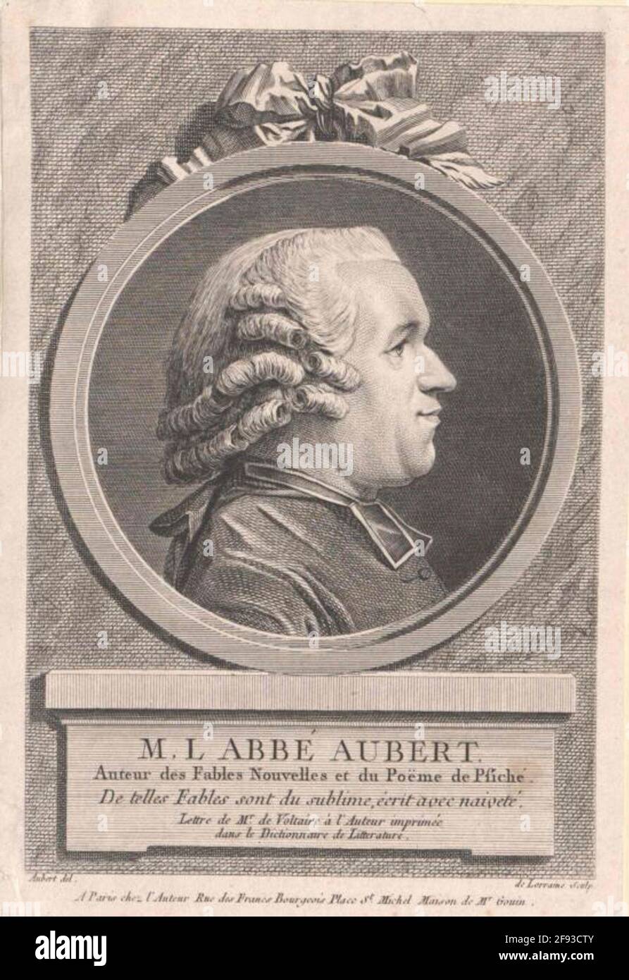 Aubert, Jean Louis. Stockfoto