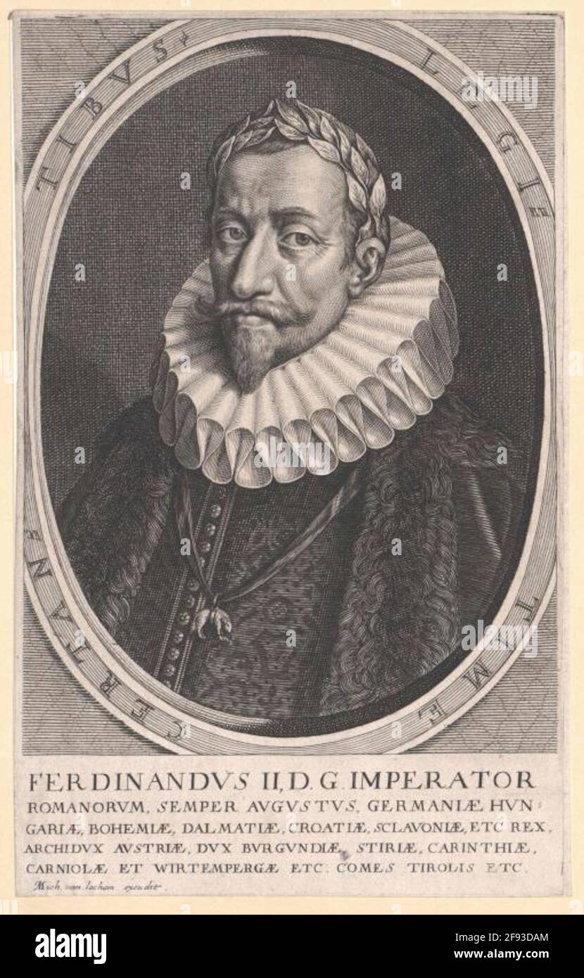 Ferdinand II., römisch-deutscher Kaiser. Stockfoto