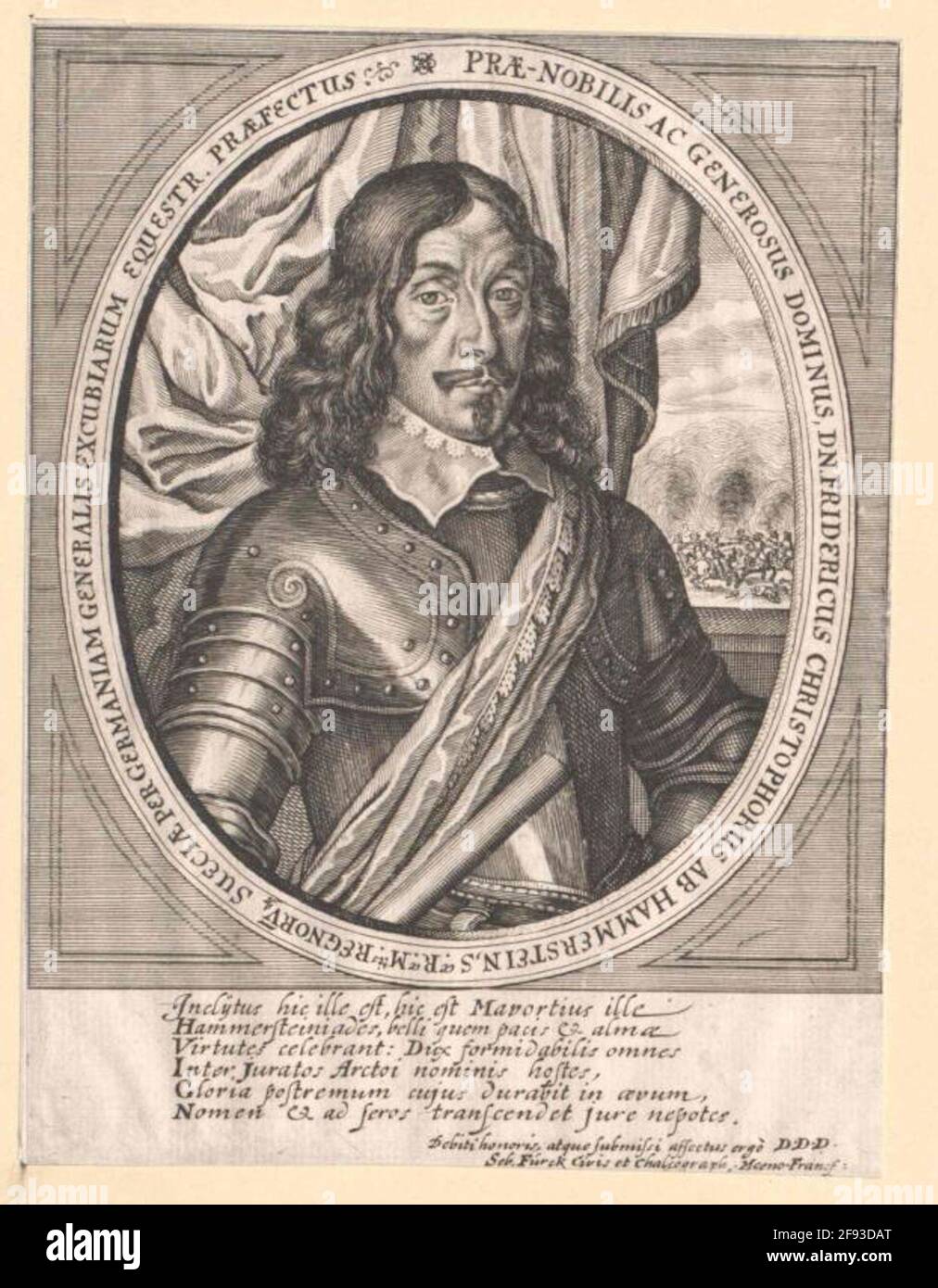 Hammerstein, Friedrich Christoph Freiherr. Stockfoto