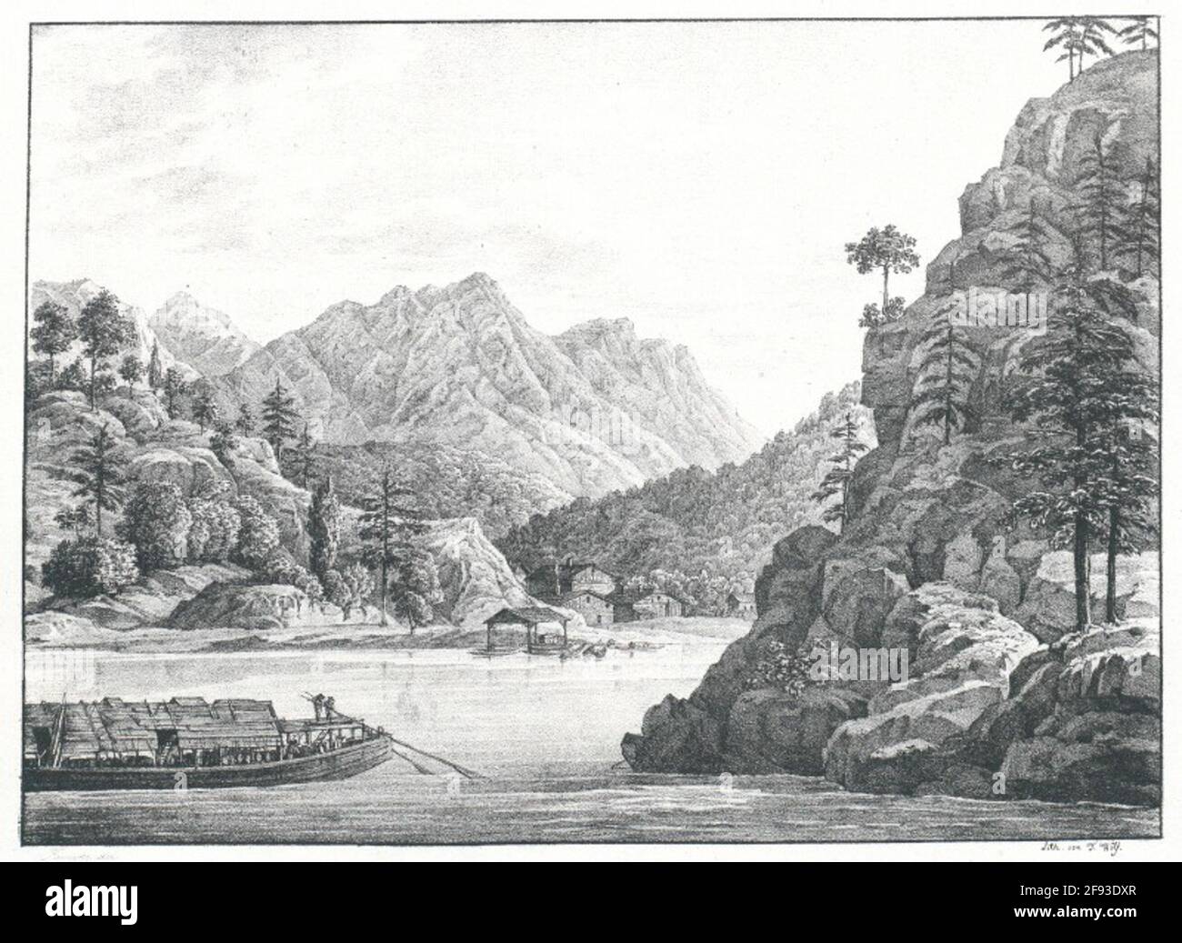 Salzburg. Der King Lake. Erste Ansicht. Stockfoto