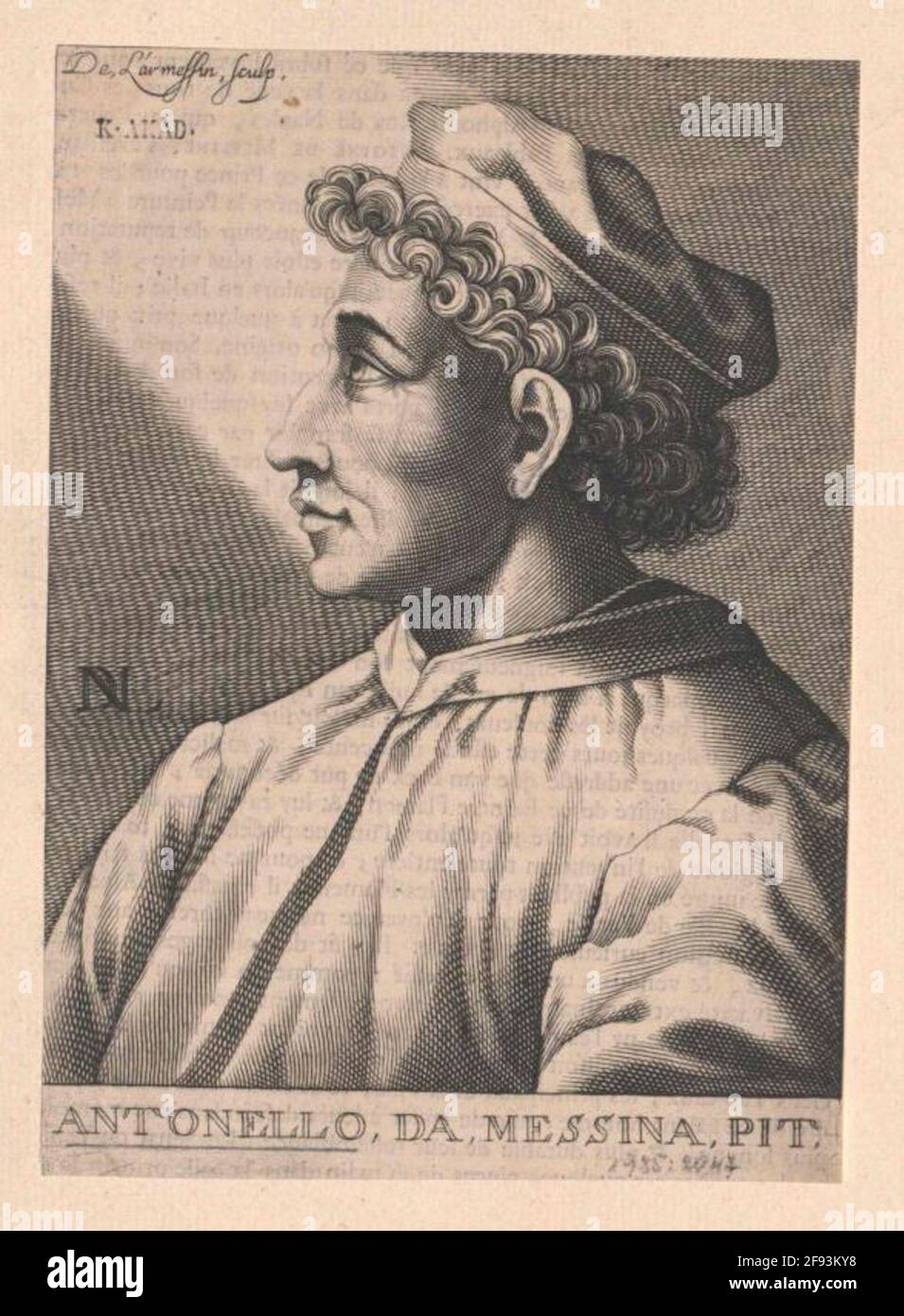 Antonello da Messina. Stockfoto