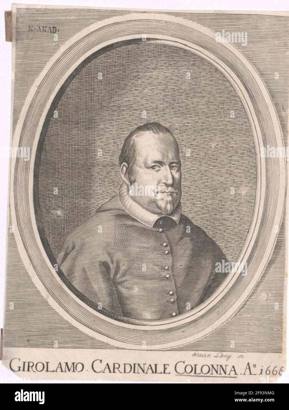 Säule, Girolamo. Stockfoto