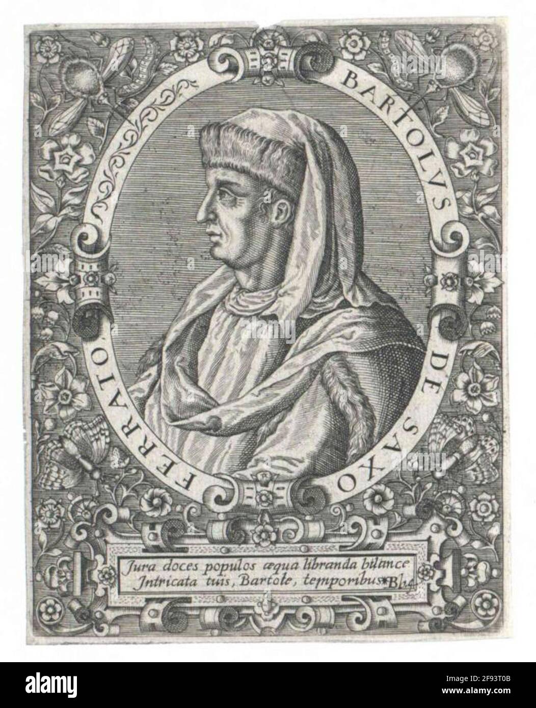 Sassoferrato, Bartolo da Stecher: Bry, Theodor de Stockfoto Sassoferrato, Bartolo da Stecher: Bry, Theodor de Stockfoto