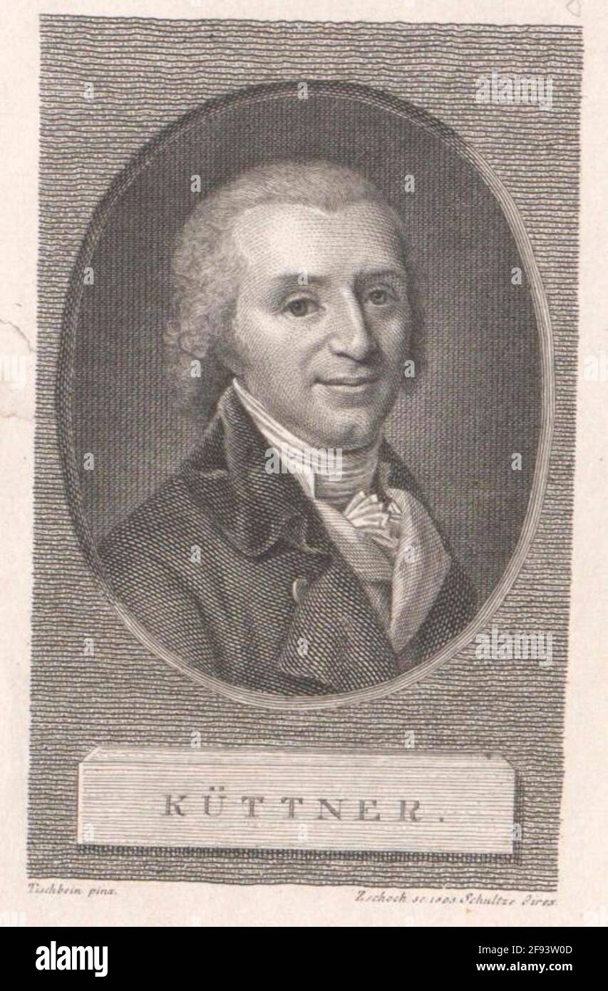 Küttner, Karl Gottlob Maler: Tischbein, FriedrichStecher: Zschoch, Christian Gottfriedstecher: Schulze, Christian Gottfried Stockfoto