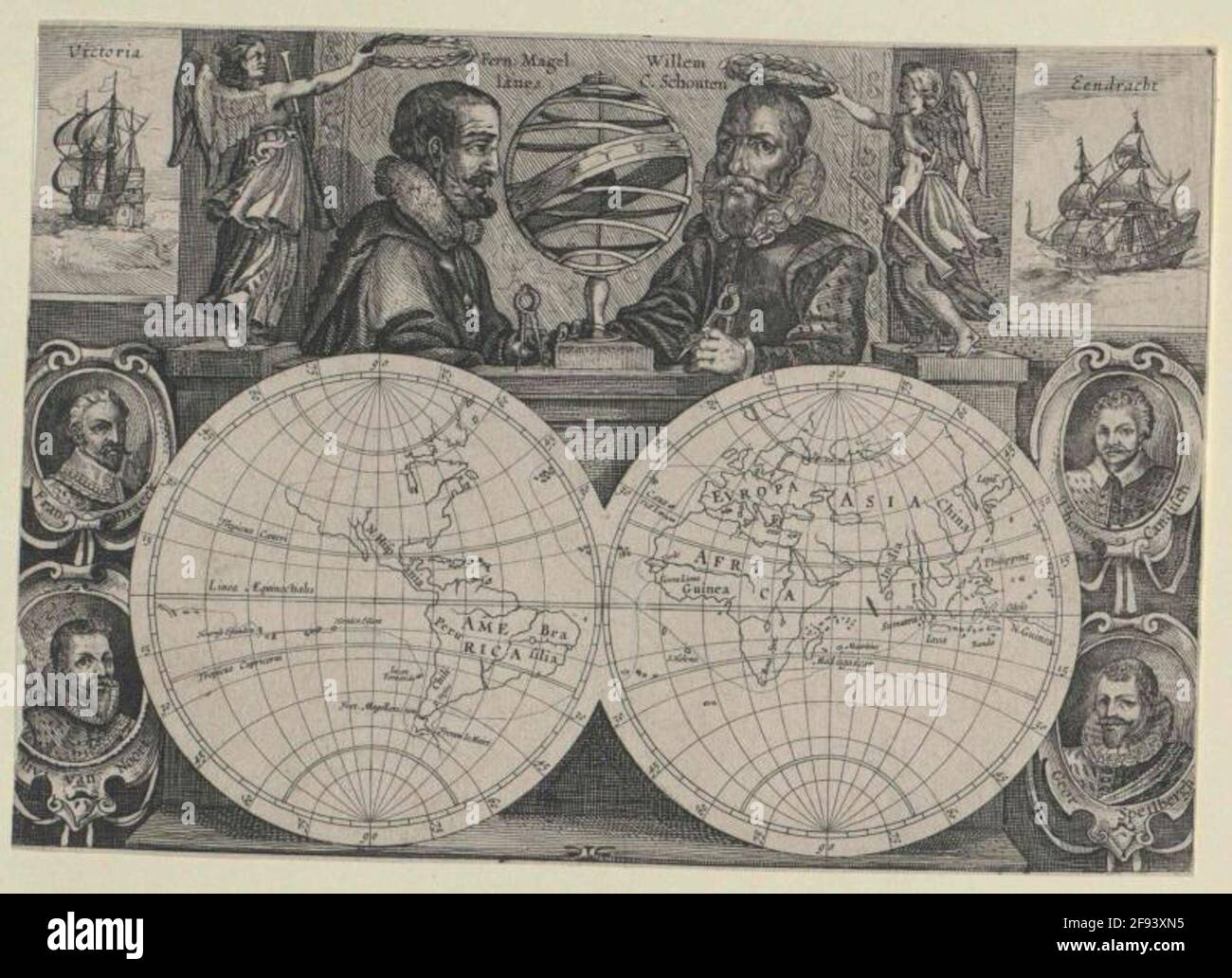 Magalhaes, Fernao de. Stockfoto