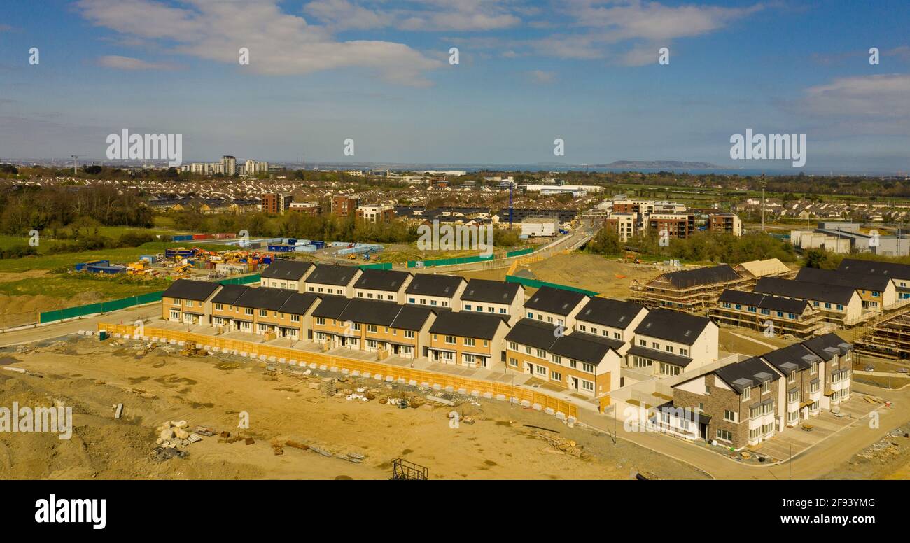 Hausgebäude in Irland Stockfoto