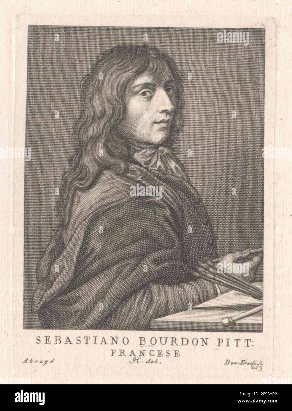 Bourdon, Sébastien. Stockfoto