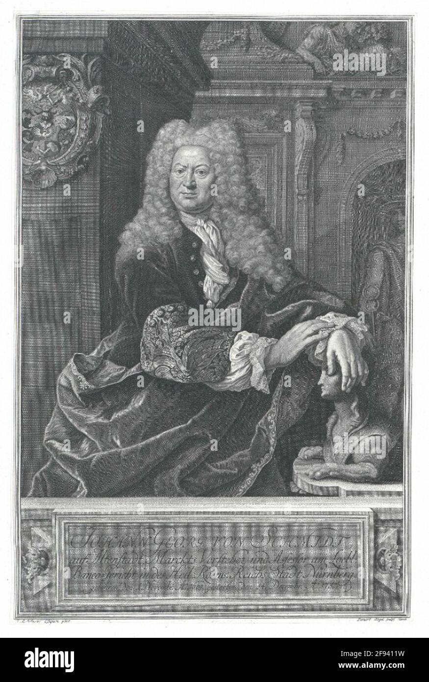 Schmidt über Altenstadt, Johann Georg von. Stockfoto