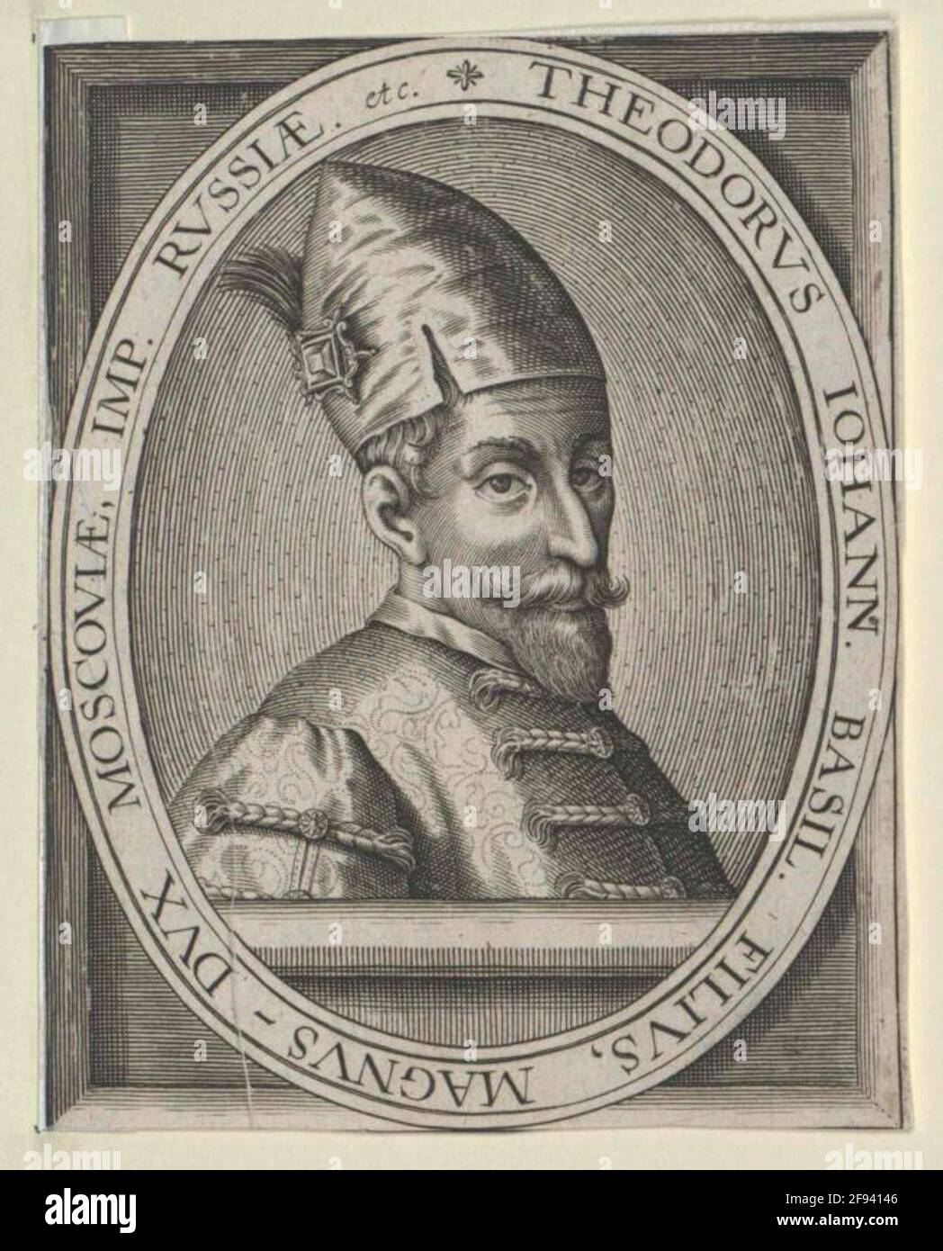 Feodor I., ZAR aus Russland. Stockfoto