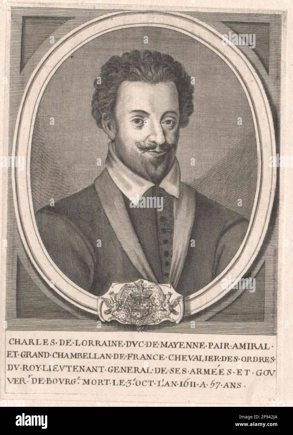 Karl von Lothringen, Herzog von Mayenne. Stockfoto