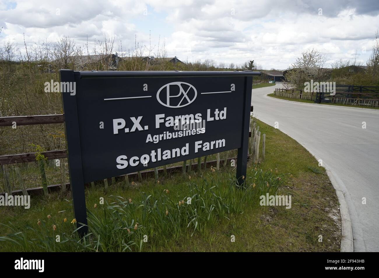 PX Farms ltd hat den Hauptsitz in scotlands Farm, Dry drayton, cambridgeshire Stockfoto