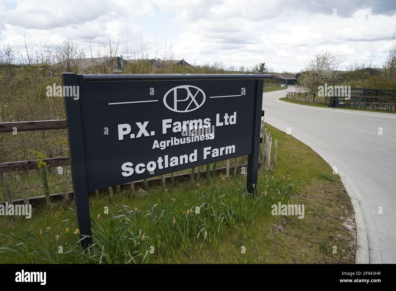 PX Farms ltd hat den Hauptsitz in scotlands Farm, Dry drayton, cambridgeshire Stockfoto