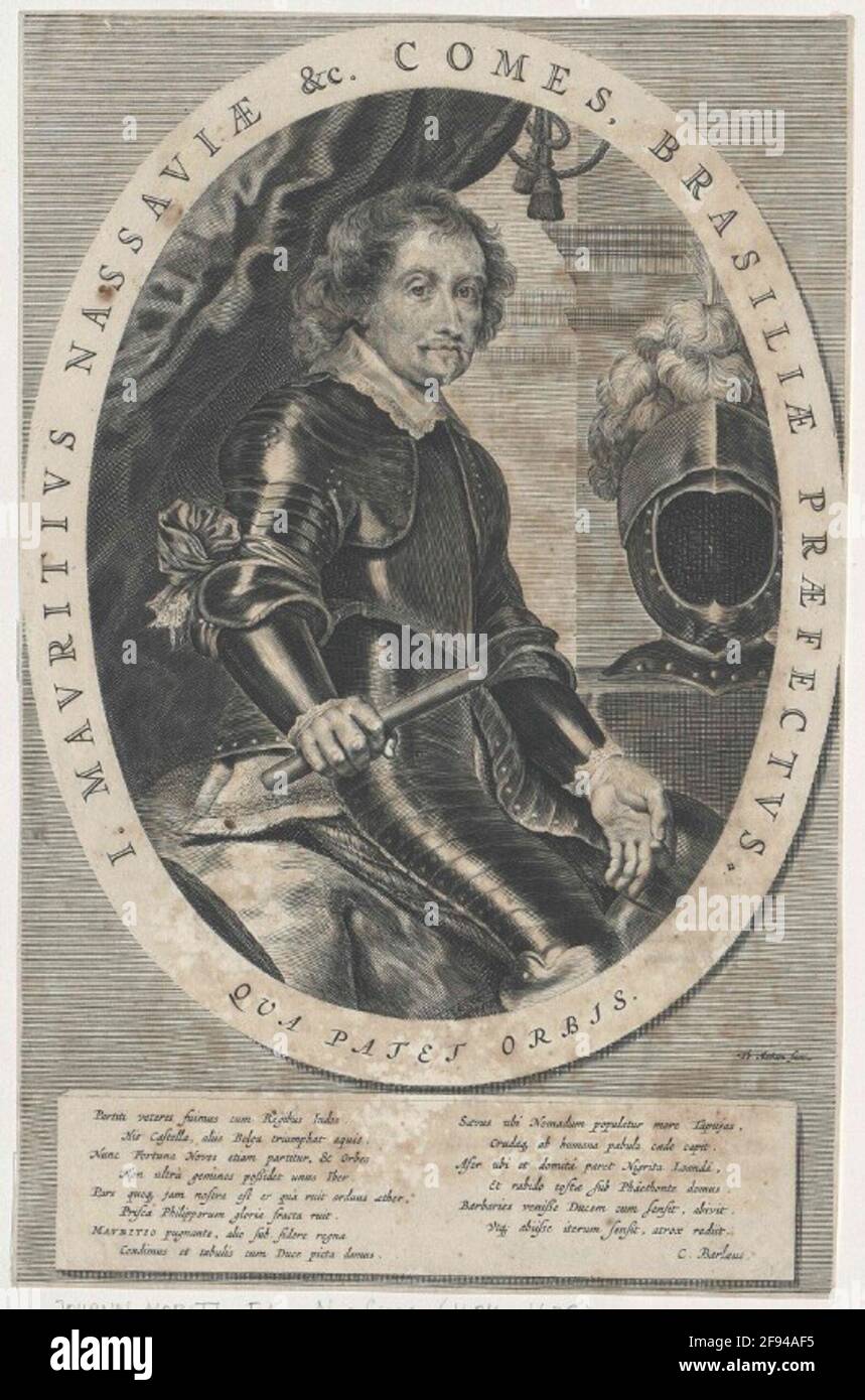 Johann Moritz, Fürst von Nassau-Siegen. Stockfoto