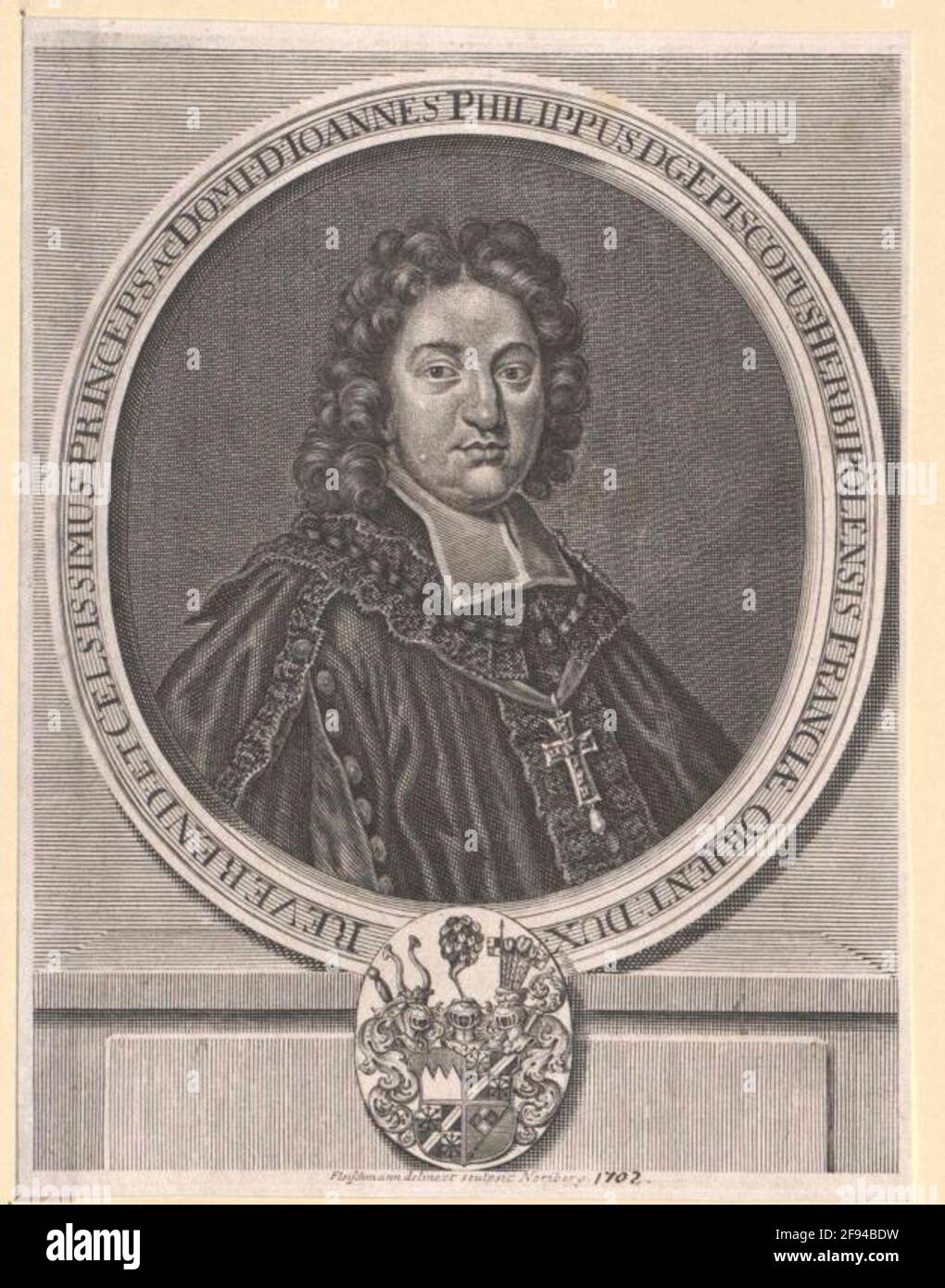Schönborn, Johann Philipp Franz Graf. Stockfoto