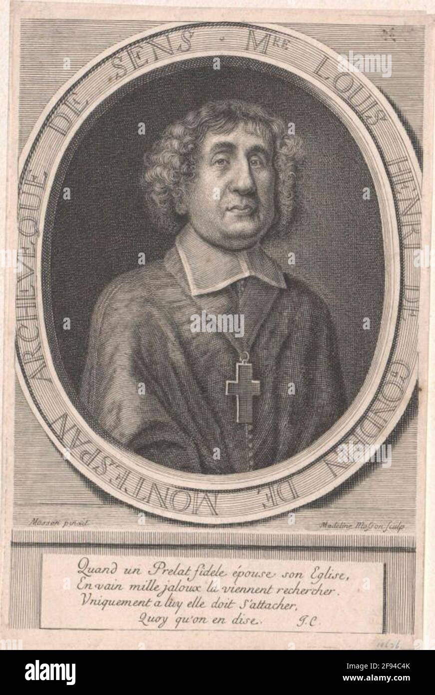 Gondrin Pardaillan, Louis Henri de. Stockfoto
