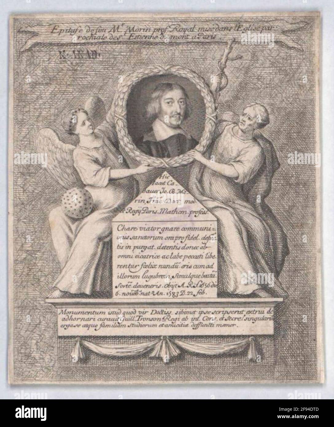 Morin, Jean Baptiste. Stockfoto