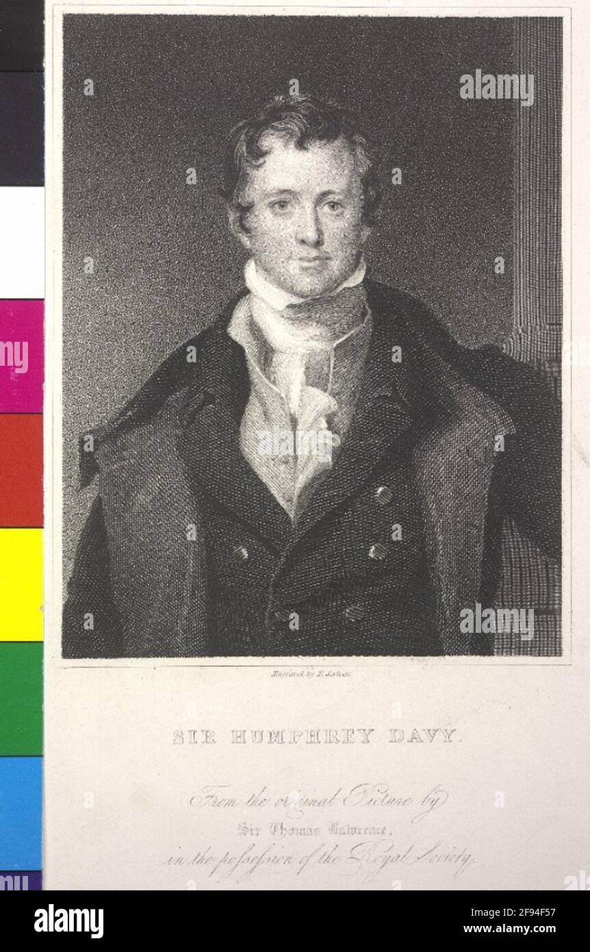 Davy, Humphry . Stockfoto