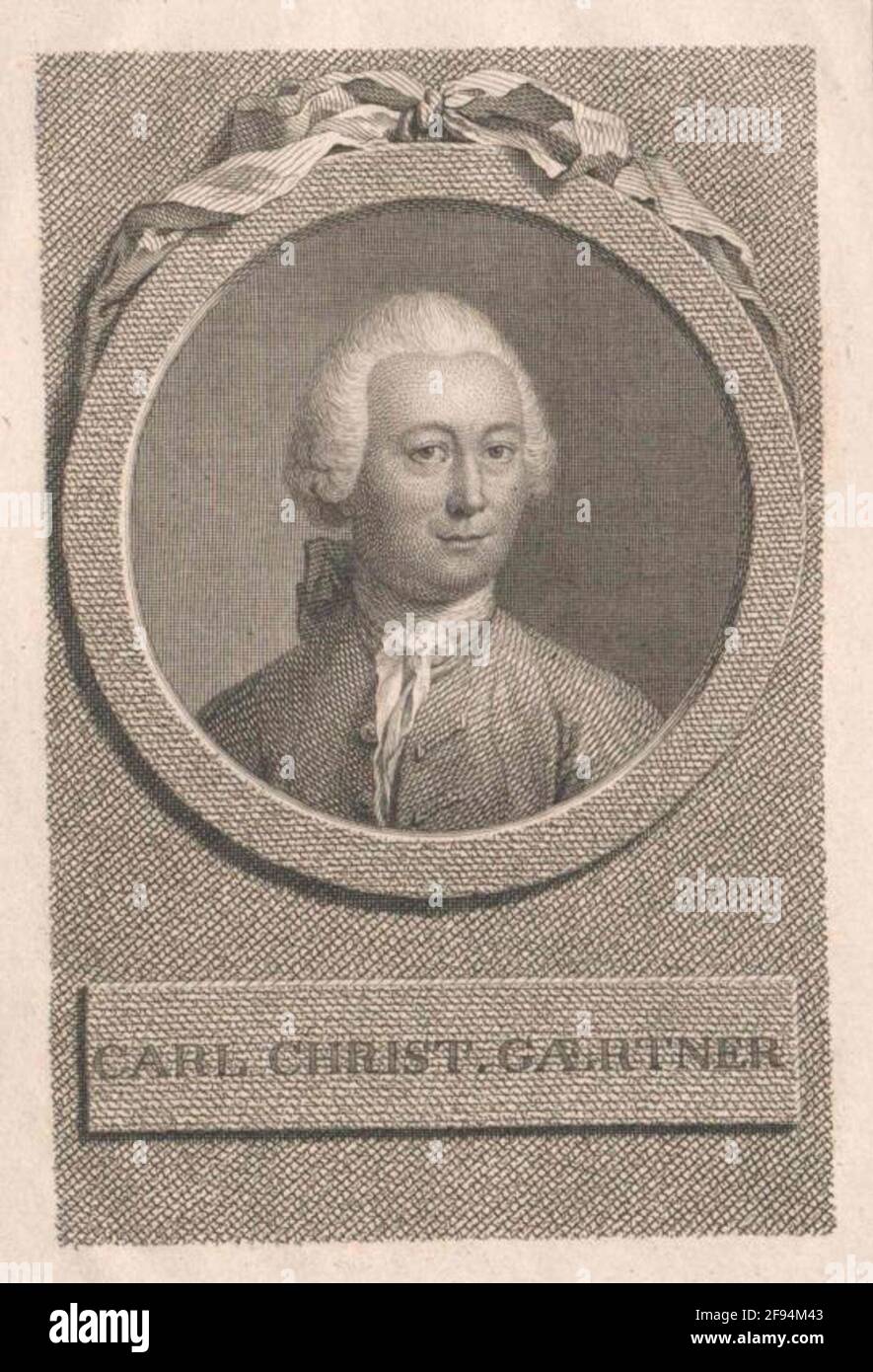 Gärtner Karl Christian. Stockfoto
