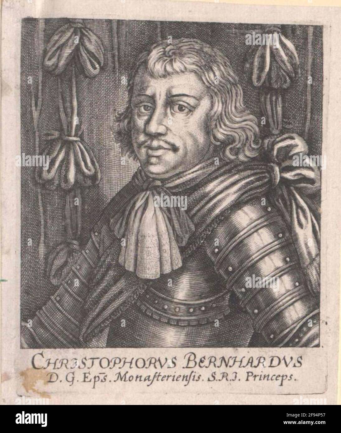 Galen, Christoph Bernhard von. Stockfoto