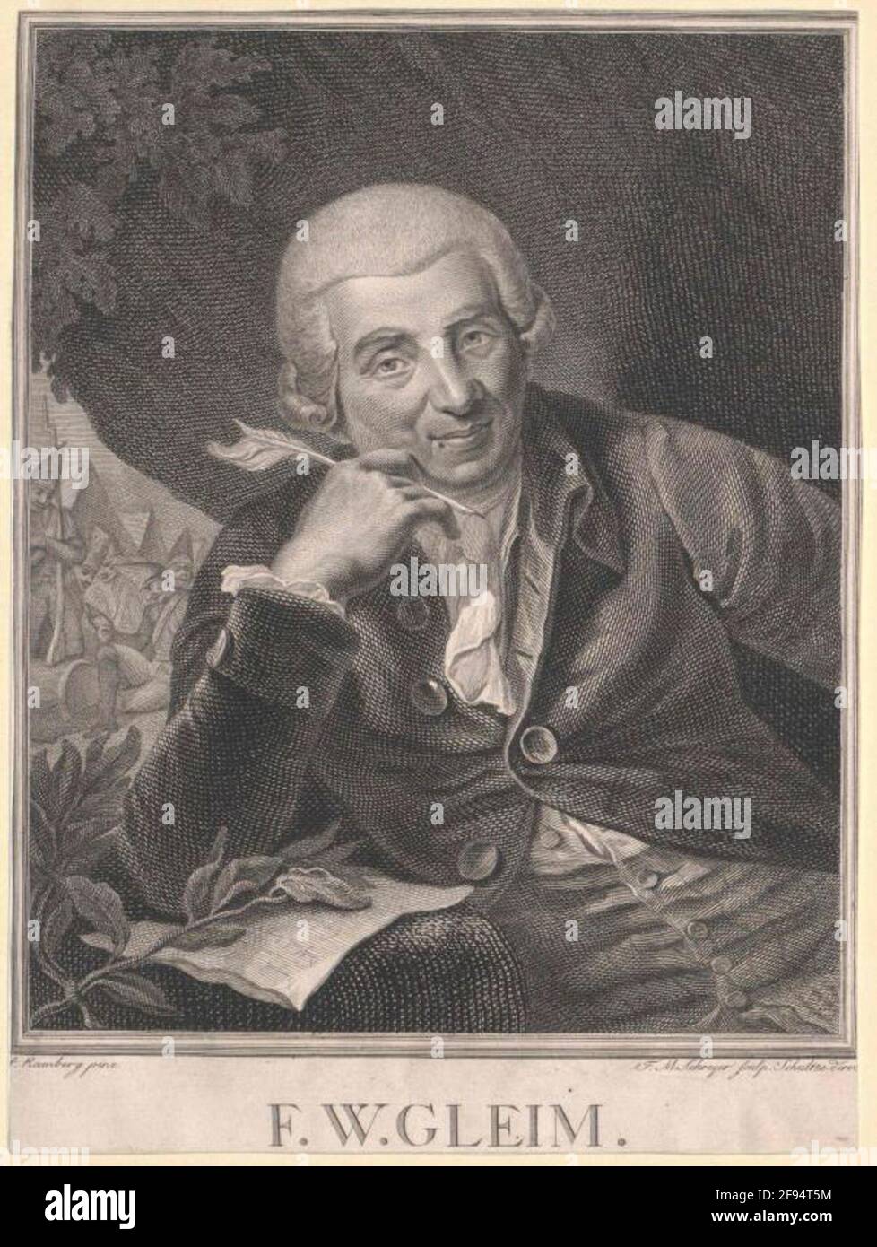 Gleich, Johann Wilhelm Ludwig Verlag: Schulze, Christian Godfried Maler: Ramberg, Johann Heinrichstecher: Schreyer, Johann Friedrich Moritzstecher: Schulze, Christian Gottfried Stockfoto