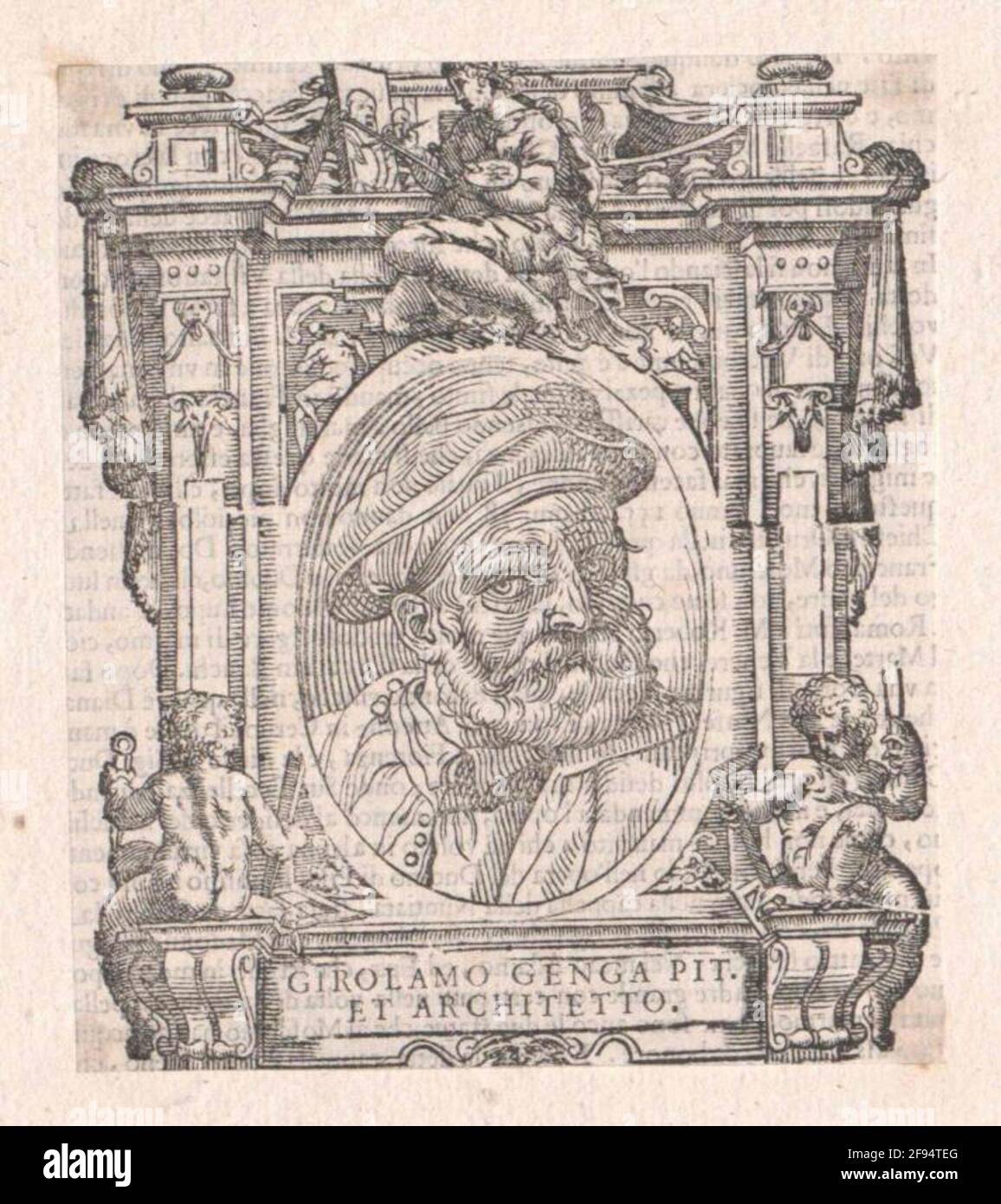 Genga, Girolamo. Stockfoto