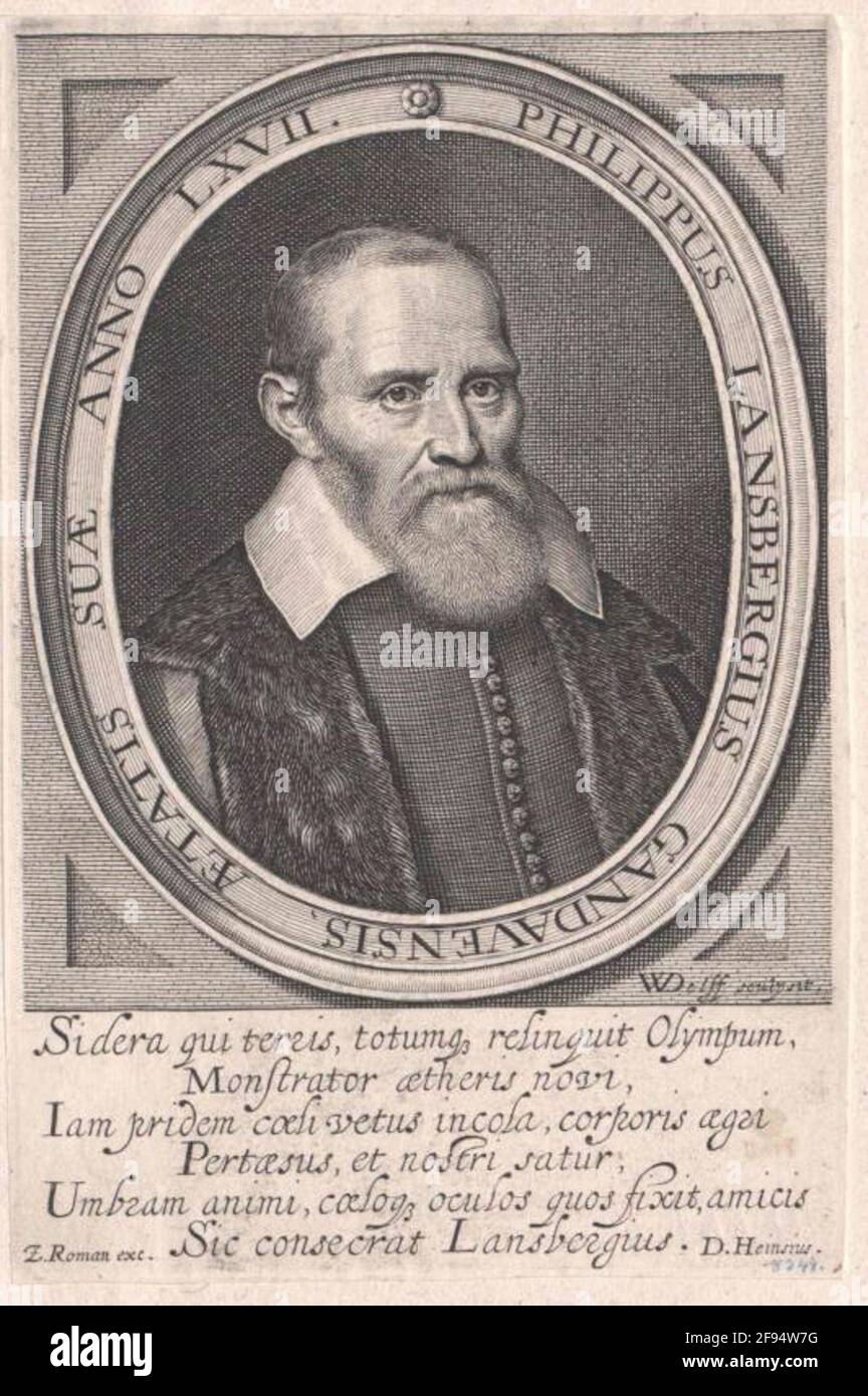 Lansberg, Johan Philip. Stockfoto