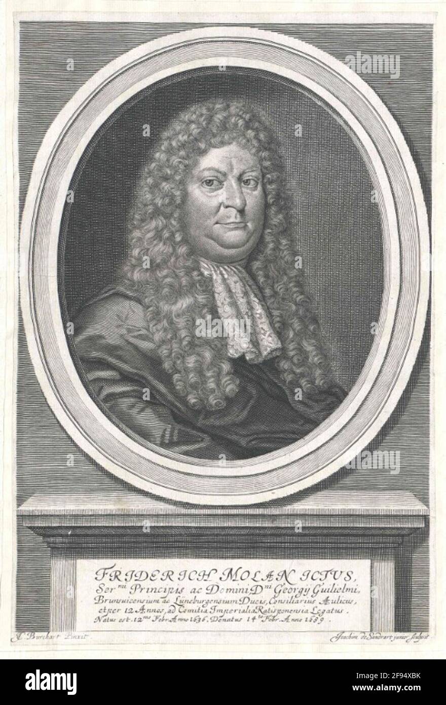 Molanus, Friedrich. Stockfoto