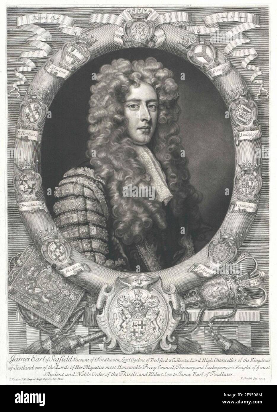 Ogilvy, 4. Earl of Findlater, 1. Earl of Seafield, James . Stockfoto