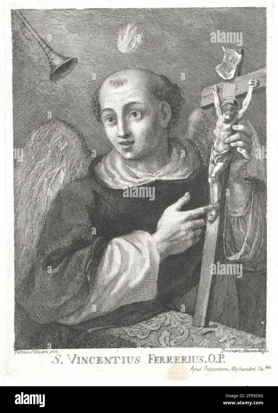 Ferrer, Vinzenz. Stockfoto