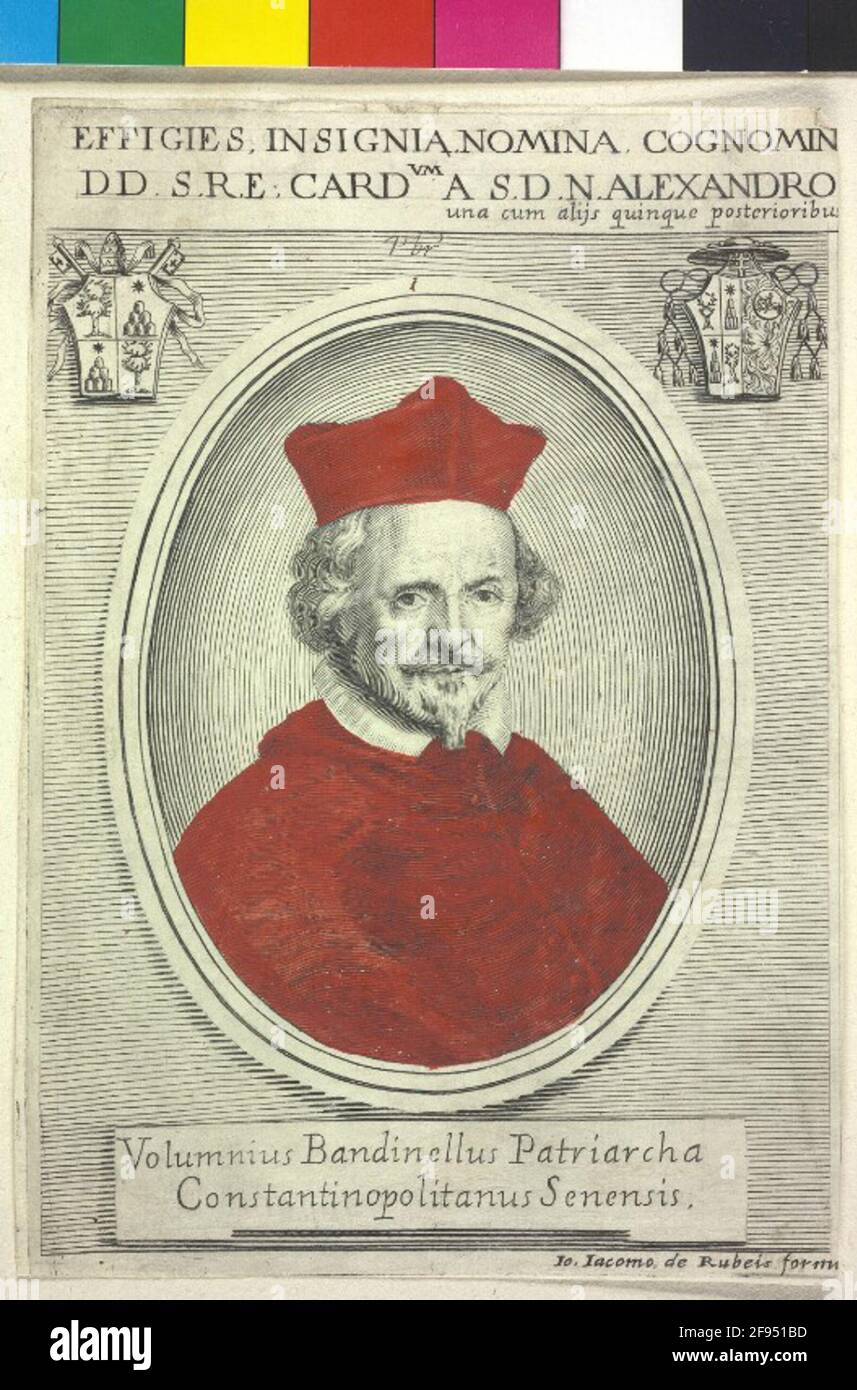 Bandinelli, Lucumnio Corsican Stich von Giovanni Jacopo De Rossi Stockfoto