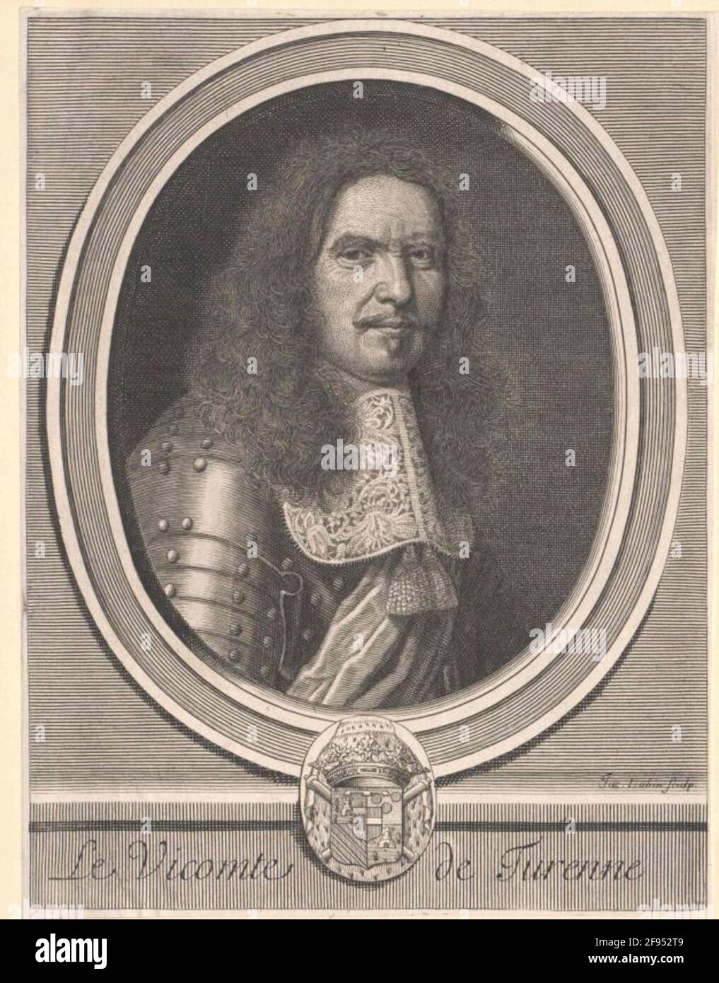 Turenne, Henri de la Tour d'Auvergne, Vicomte de Radierer: Lubin, Jacquesdatierung: 1674/1703 Stockfoto