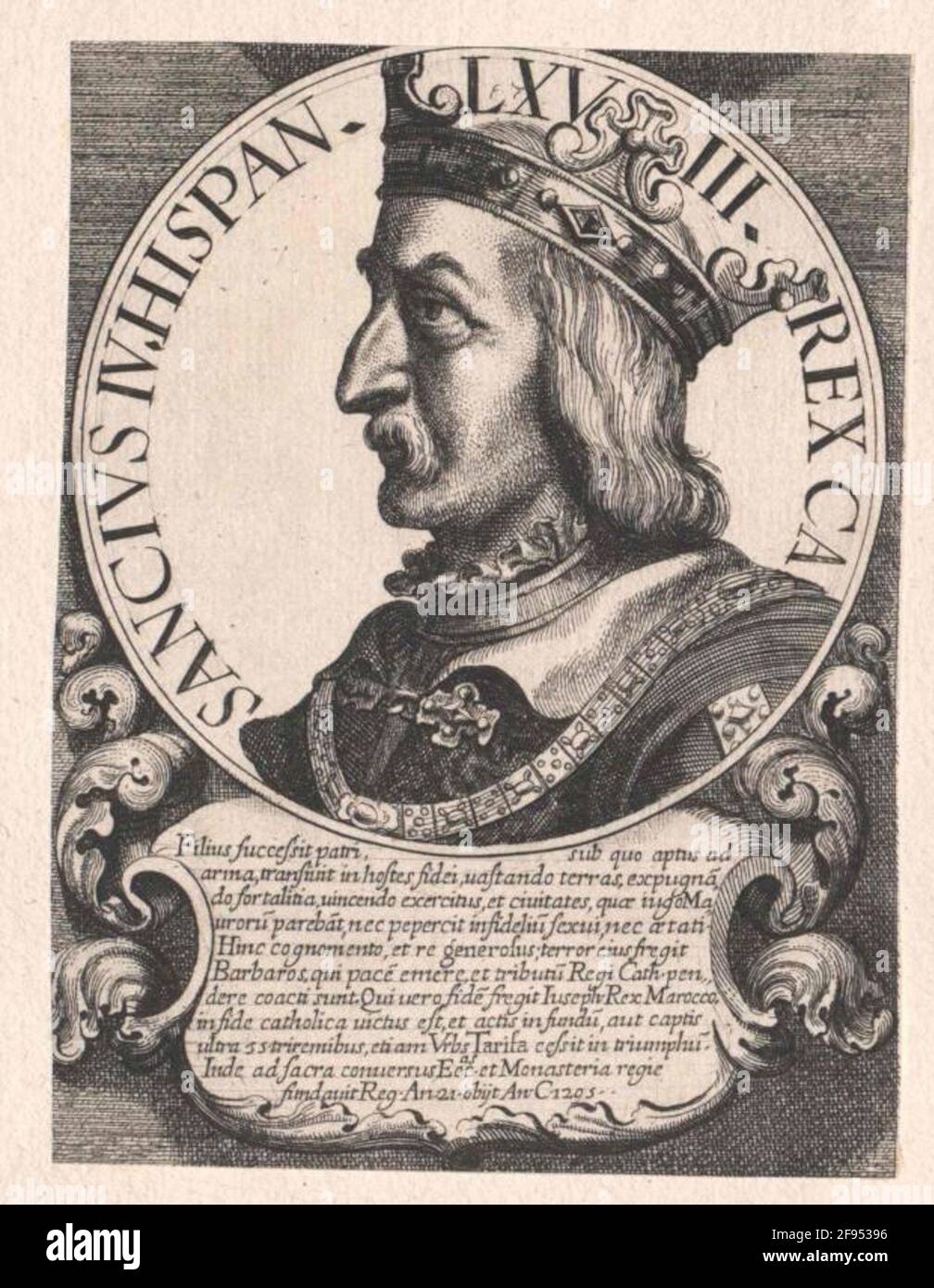 Sancho IV., König von Kastilien und León. Stockfoto