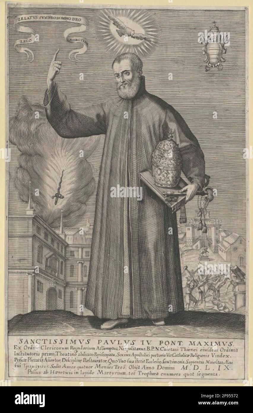 Paul IV., Vater. Stockfoto