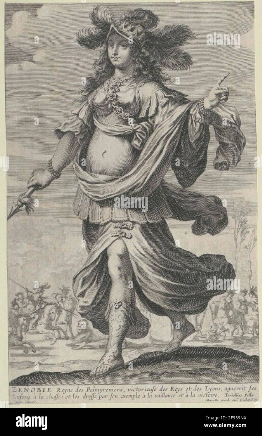 Zenobia, Königin von Palmyra. Stockfoto