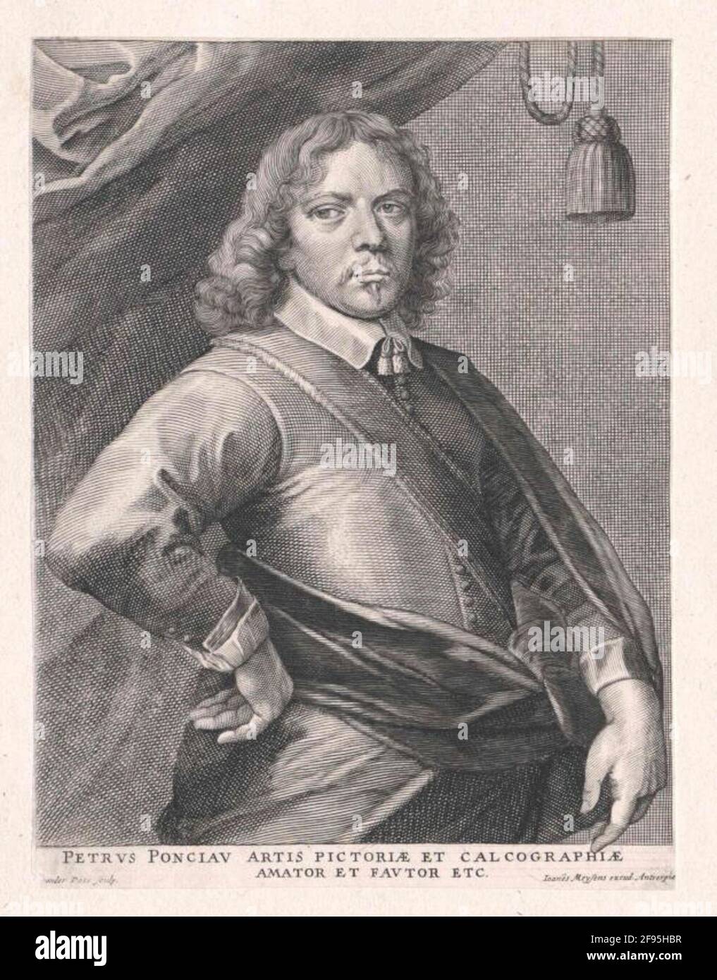 Ponciau, mit Vorbehalt. Stockfoto