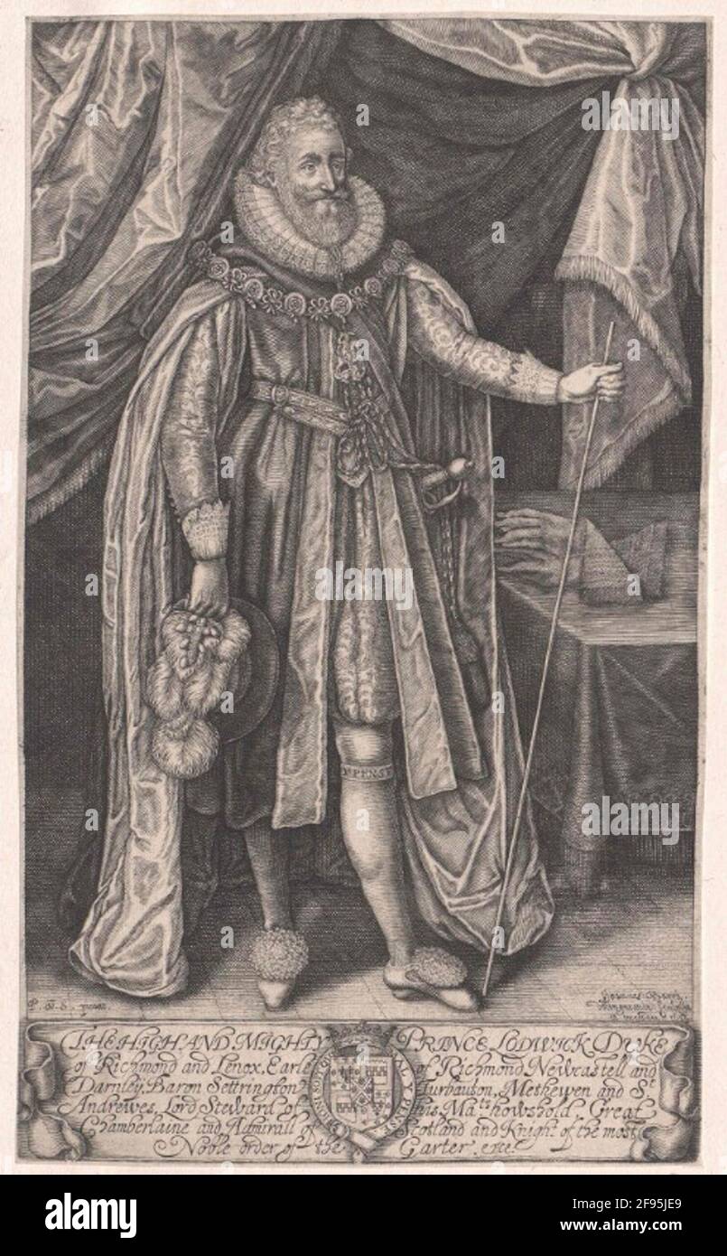 Stuart, 2. Herzog von Lennox und 1. Duke of Richmond, Ludovick . Stockfoto