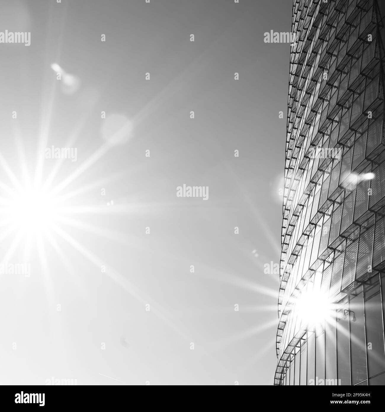 Reflexionen von der Sonne Stockfoto