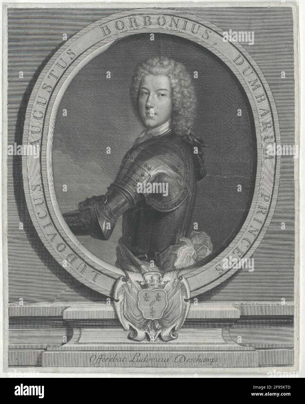 Bourbon, Prinz von Dombes, Louis II. Augustus von. Stockfoto