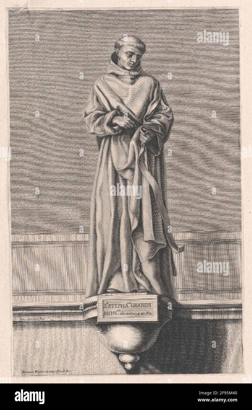 Stephan von Thiers, heilig. Stockfoto