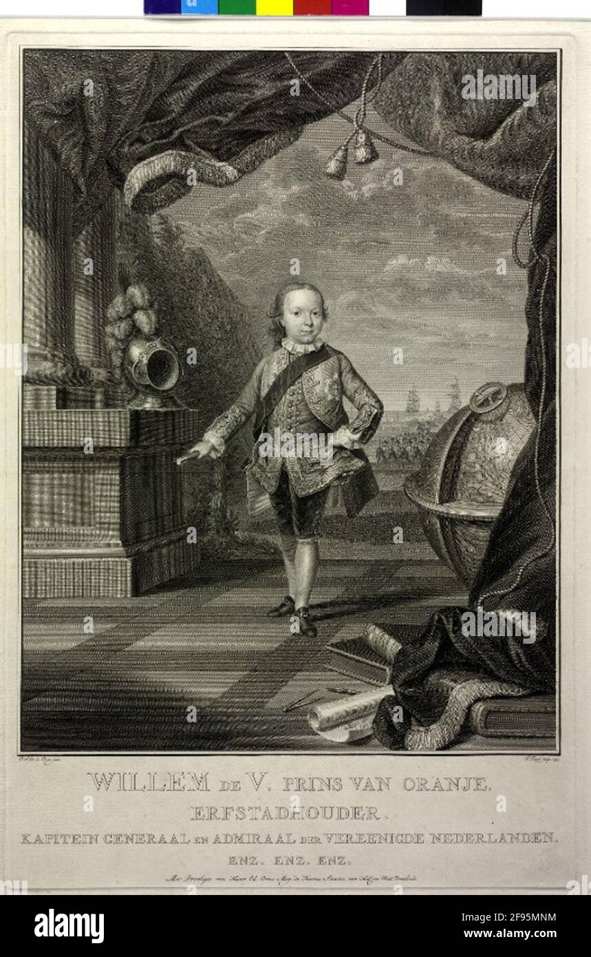 Wilhelm V., Fürst von Orania-Nassau. Stockfoto