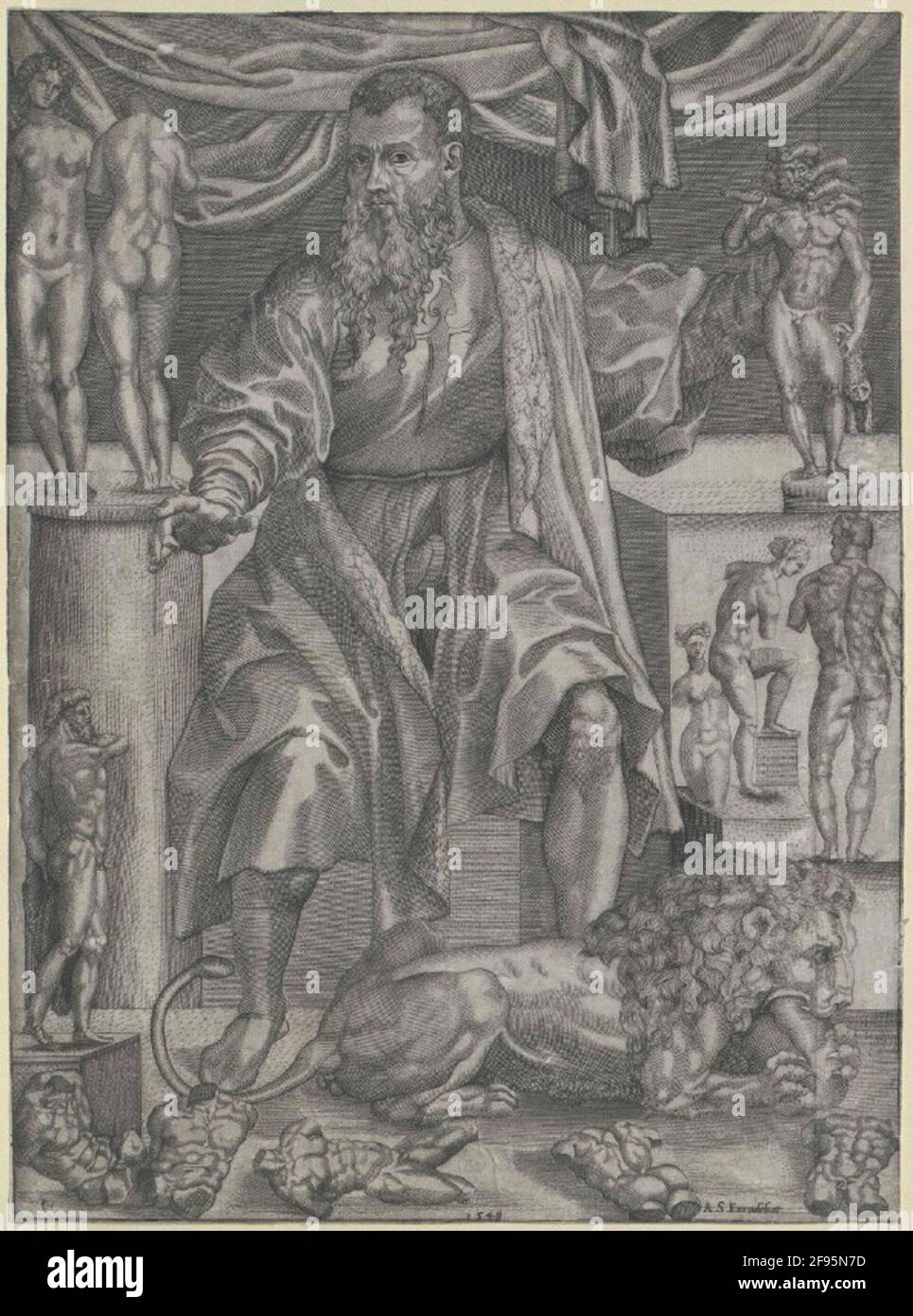 Bandinelli, Bartolommeo . Stockfoto