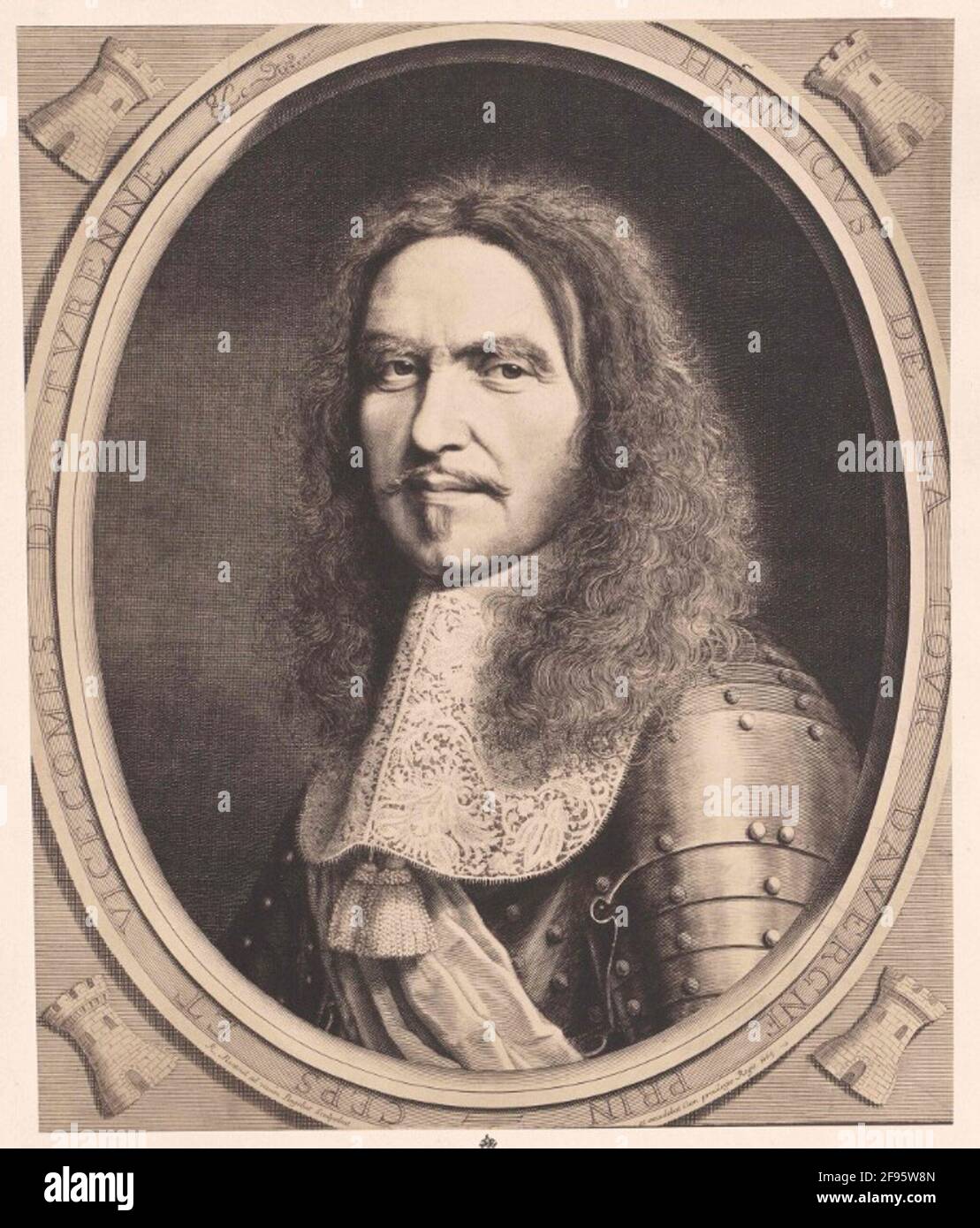 Turenne, Henri de la Tour d'Auvergne, Vicomte de Stecher: Nanteuil, Robert Stockfoto