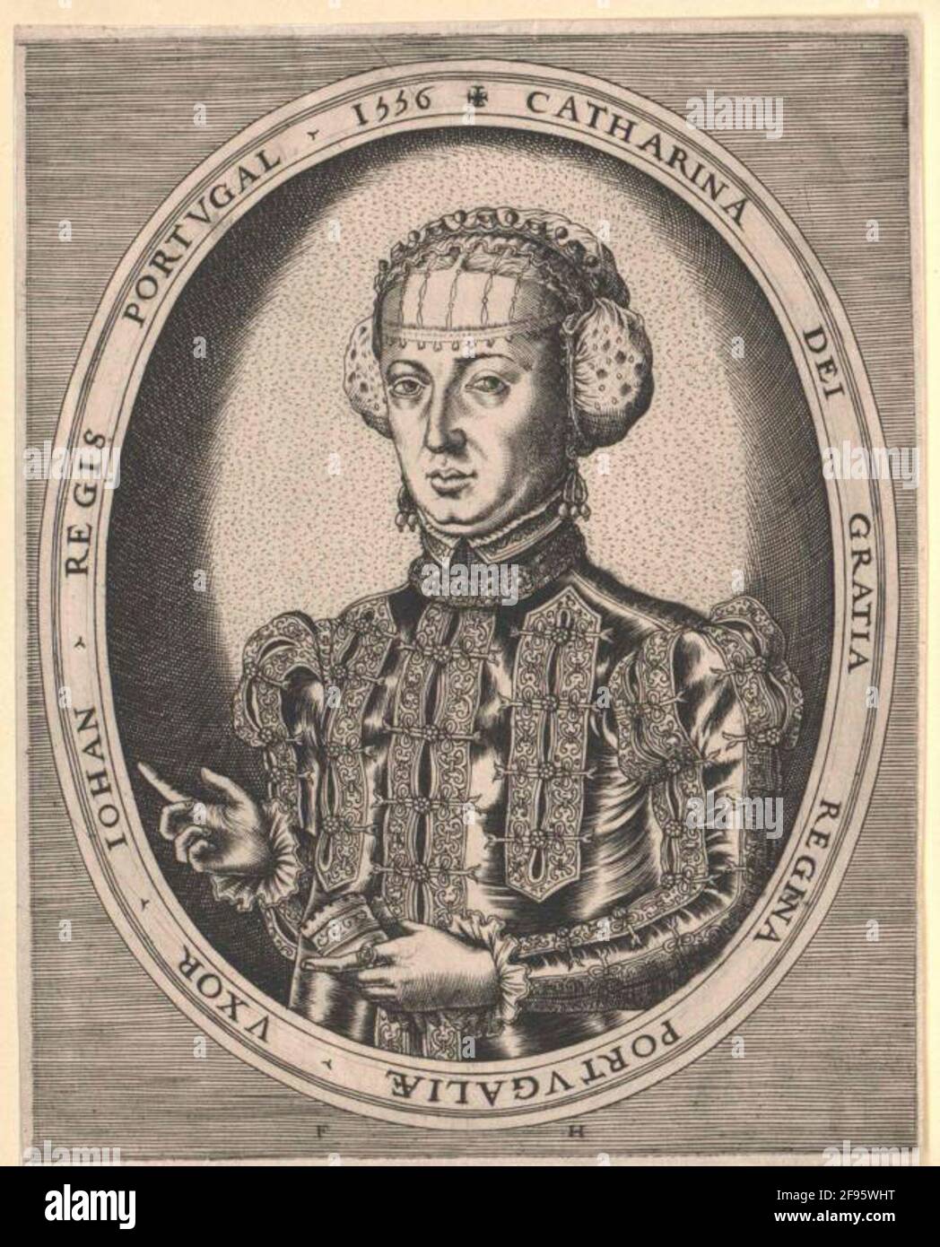 Katharina, Infantin von Spanien. Stockfoto