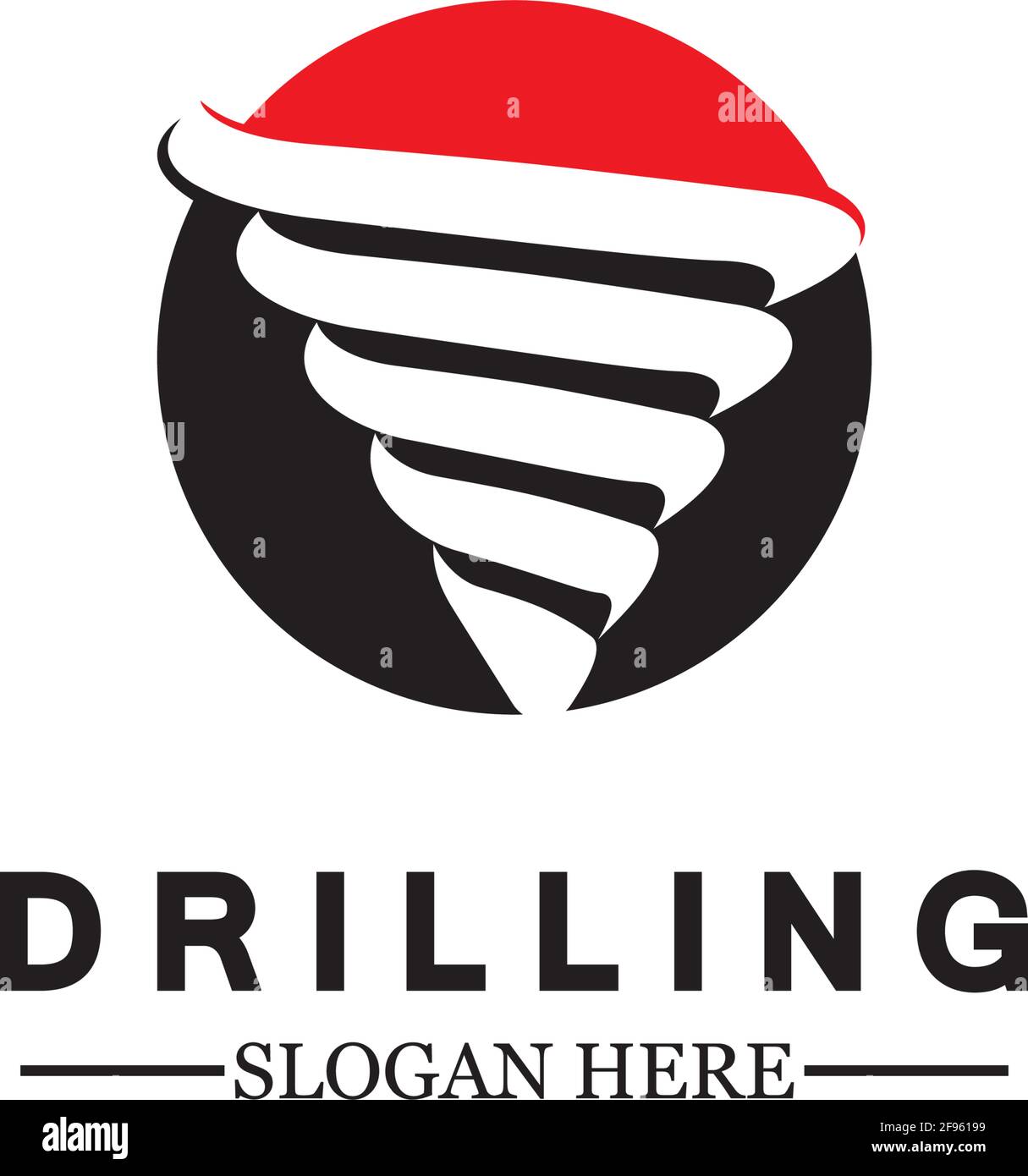 Drill Logo Icon Design-Vorlage, Logo für Bergbau / Geschäft / Bohrung / Bohren Geschäft / Ölbohrungen. Andere Unternehmen. Vektorgrafik. Stock Vektor